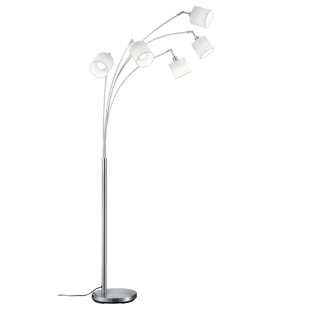 Design schemerlamp Tommy 5-lichts grijs Trio 4017807395143