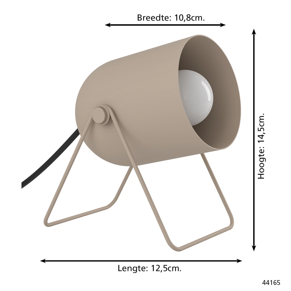 Design tafellamp Tilston zand bruin Eglo 9008606359752