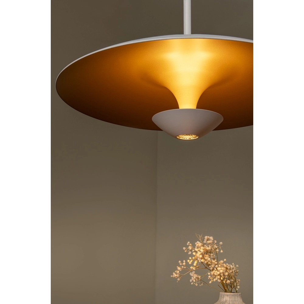 Design hanglamp Kenneth wit Ø 40cm Premium by Lucide 5411212410474