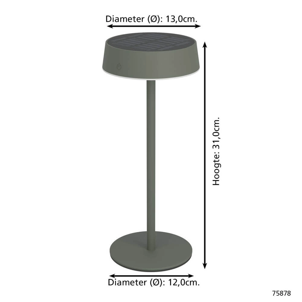 Strakke tafellamp Simeri hybride groen Eglo 9002759758783