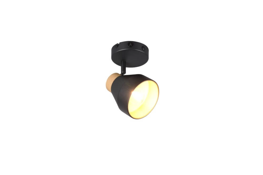Design wandlamp Valentin zwart Trio 4017807637397