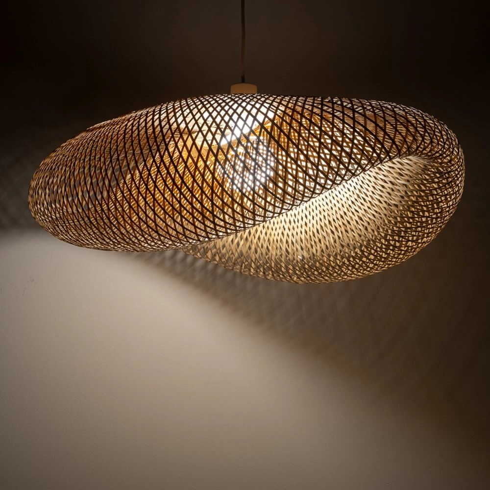 Hanglamp Havana L rotan Ø 80cm Lyora 5903139113977