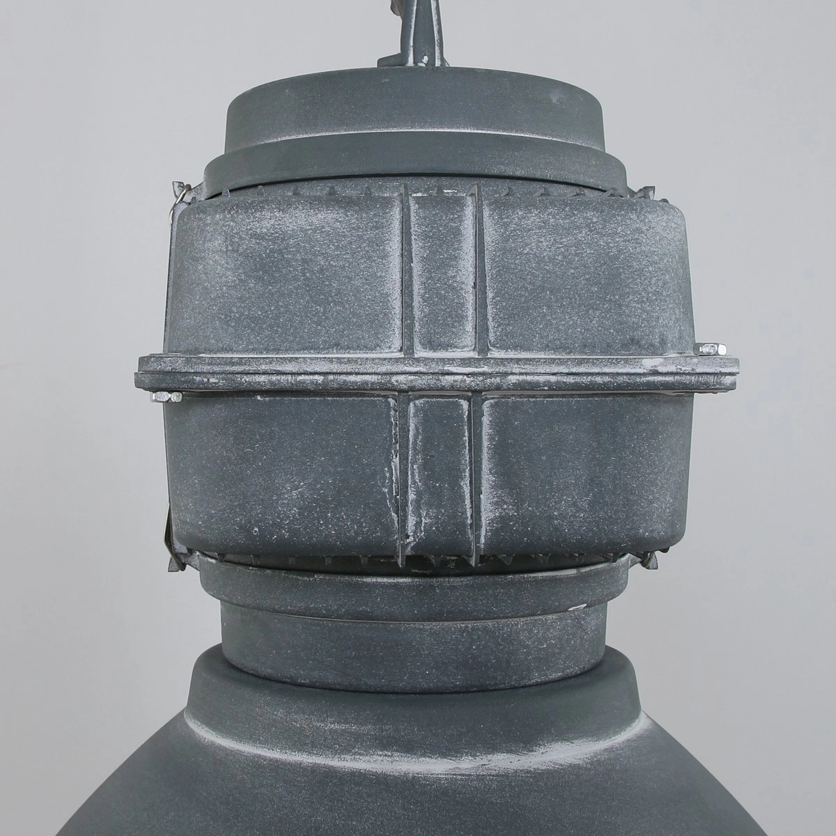 Landelijke hanglamp Fender 47cm vintage grijs Steinhauer 8712746106015