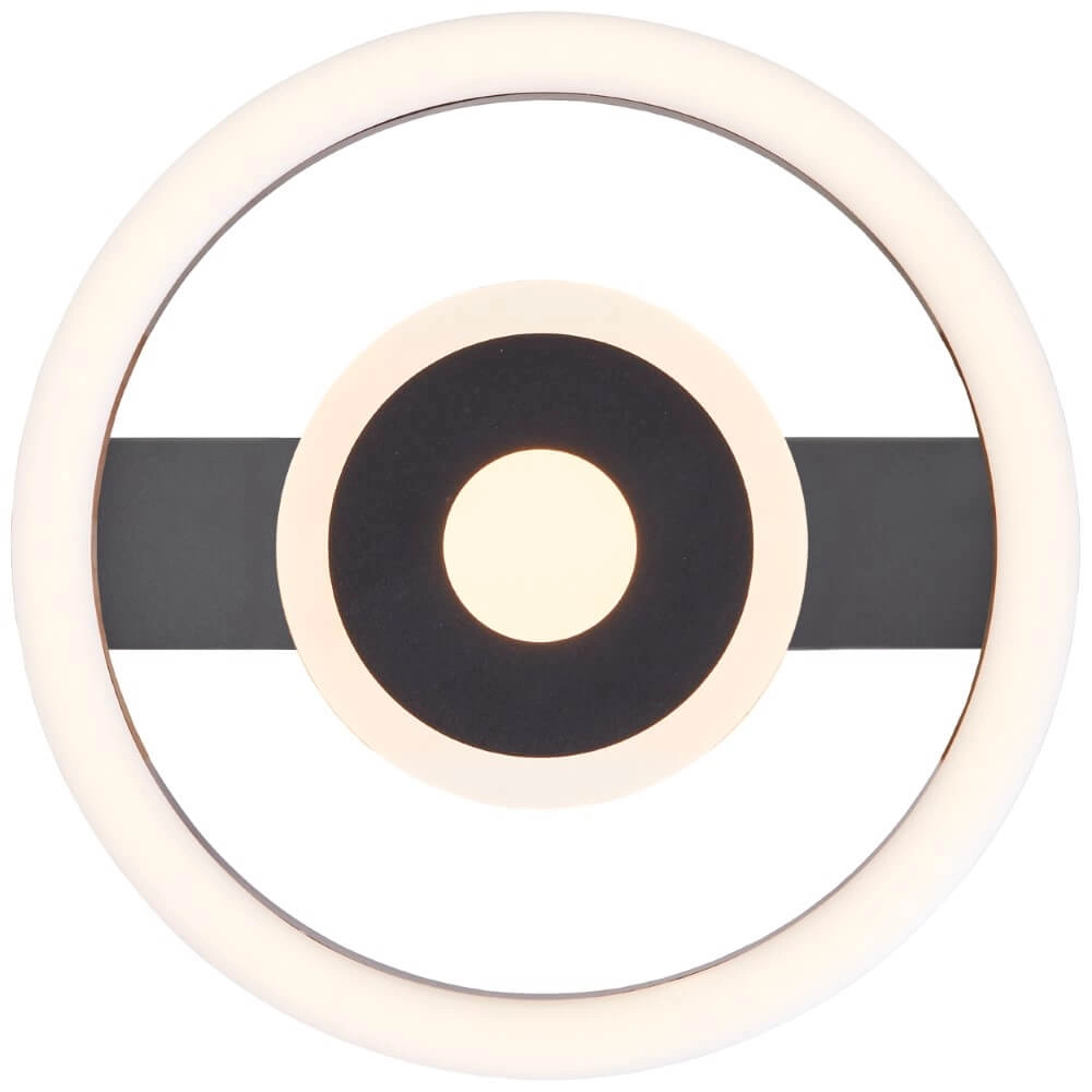 Plafondlamp Maureen Ø 20cm zwart Brilliant 4004353420047