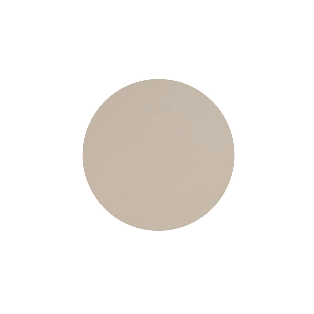 Design wandlamp Ring zand bruin Ø 15cm