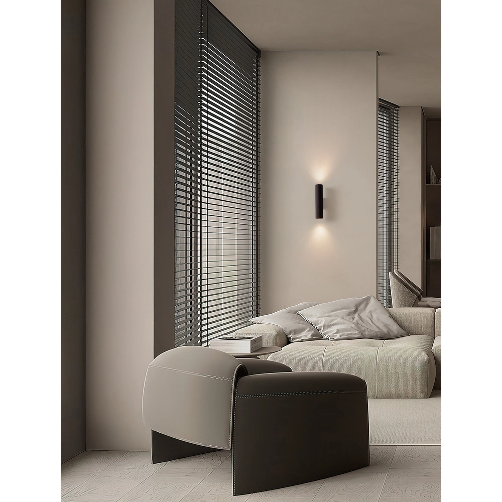 Wandspot Comet up & down zwart Lyora 5212017475794