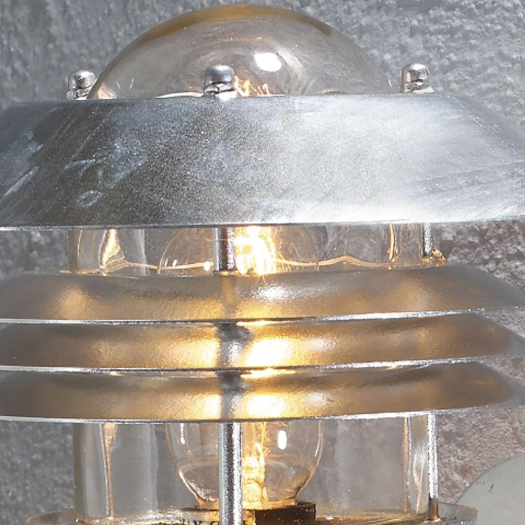Landelijke wandlamp Modena Up 21cm zinkgrijs KonstSmide 7318307302325