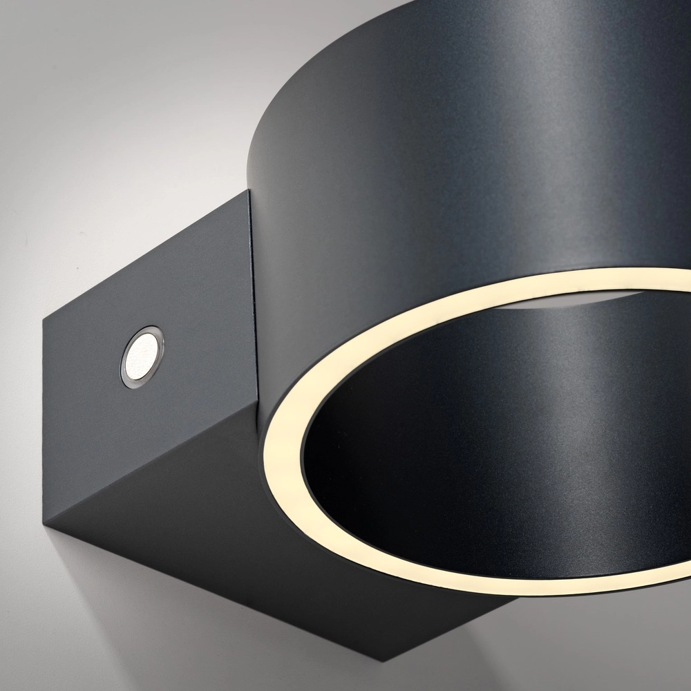 Oplaadbare wandlamp Pure Akku Clipse Mystic grey Paul Neuhaus 4012248391754