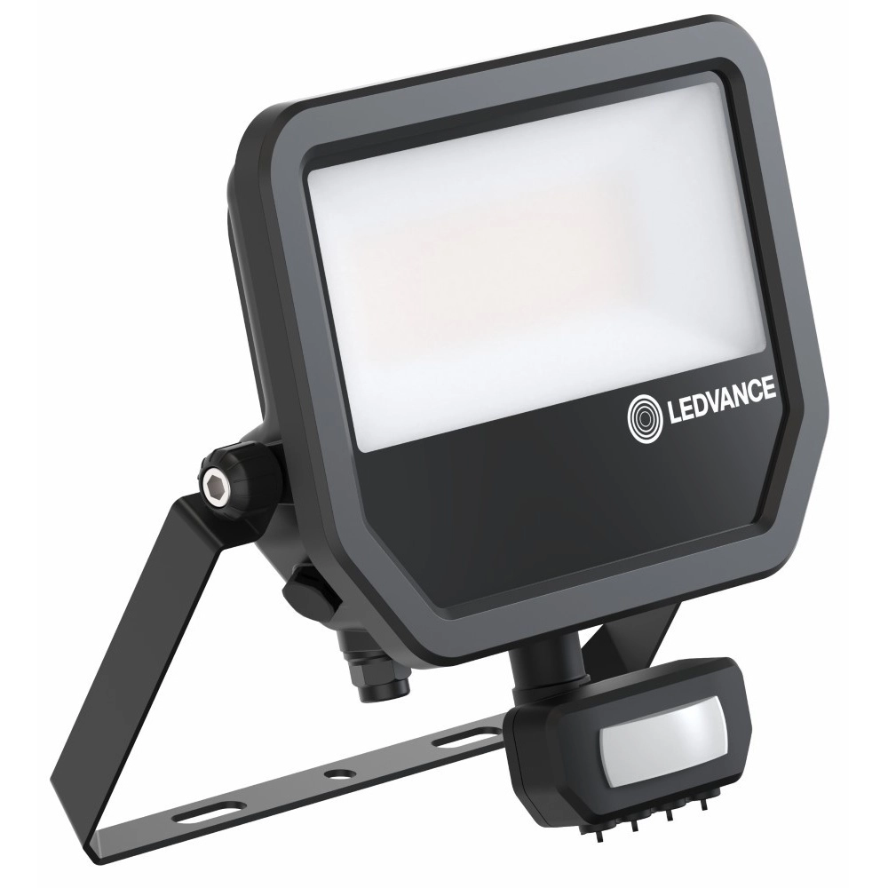 Schijnwerper Vance 41W - 3000K zwart met sensor