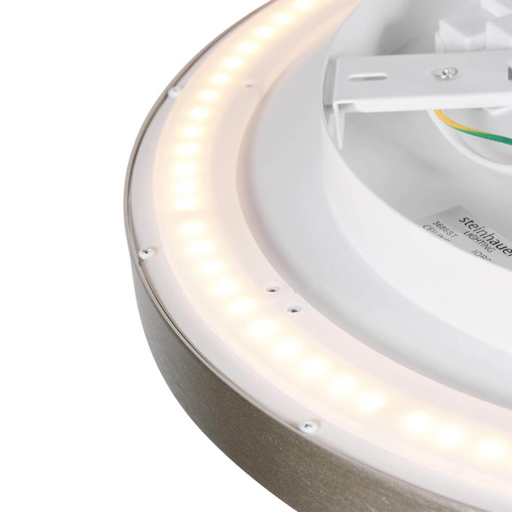 Strakke plafondlamp Flady metaal Ø 50cm Steinhauer 8712746176230