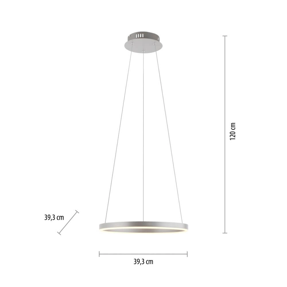 Hanglamp Ritus aluminium Just Light 4043689983499
