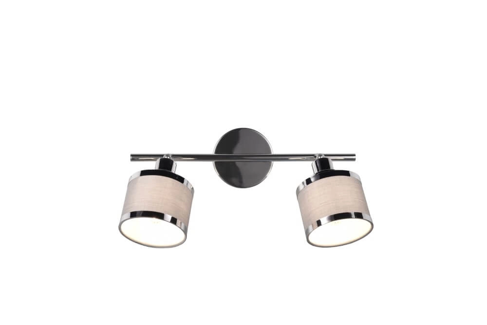 Design opbouwspot Arosa nikkel 2-lichts Trio 4017807581133