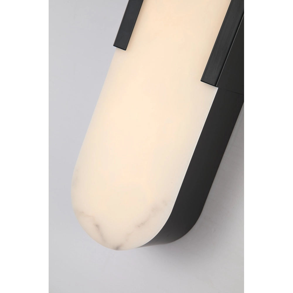 Wandlamp Opaline zwart 50cm Searchlight 5053423300764