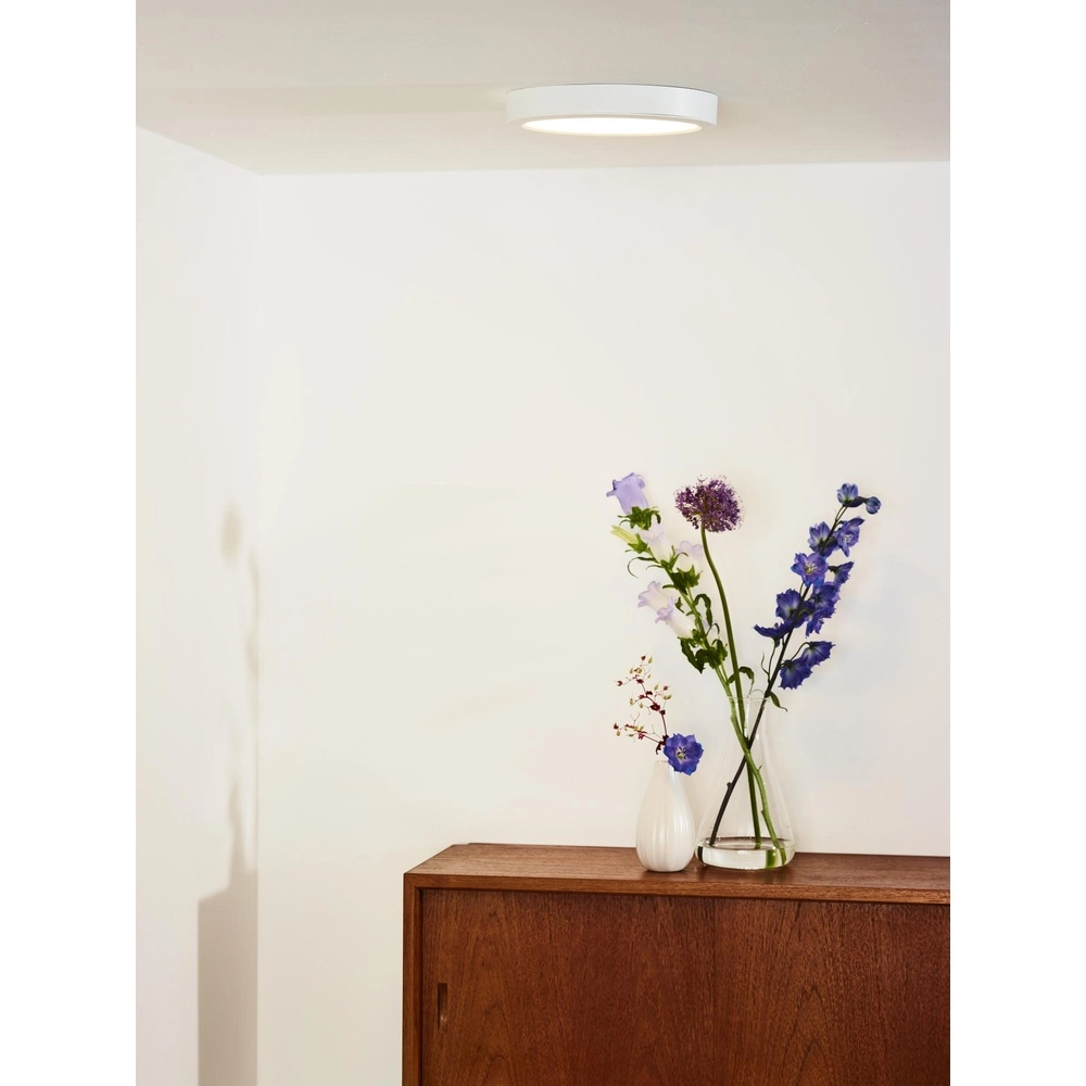 Witte plafonniere Tendo-Led Ø 22cm Lucide 5411212071767