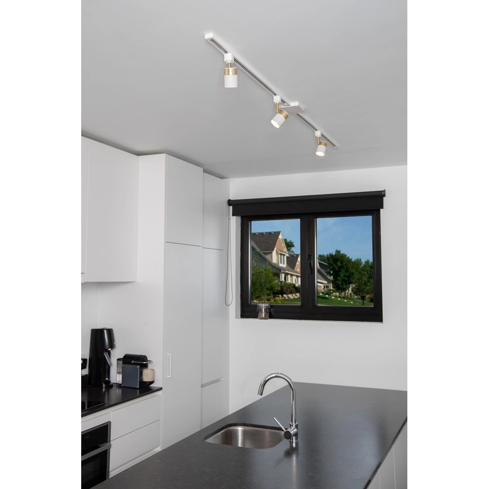 Railspot Track Floris 1-fase wit Lucide 5411212093837