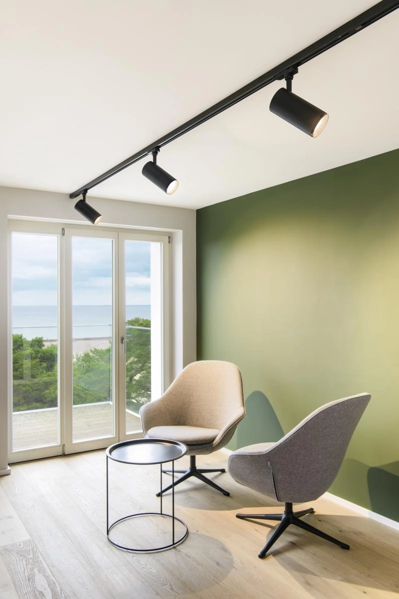 Railspot 3-fase Numinos L Dali zwart 3000K - 36gr SLV 4024163247139