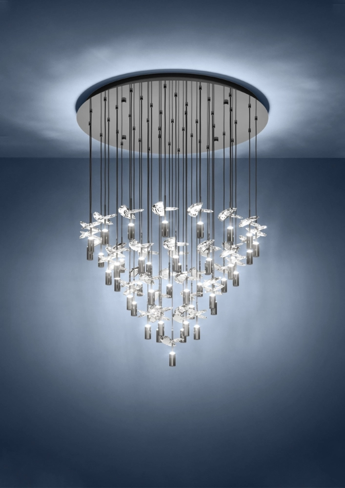 Unieke hanglamp Comareira grijs 3-staps CCT Stars of Light 9008606360123