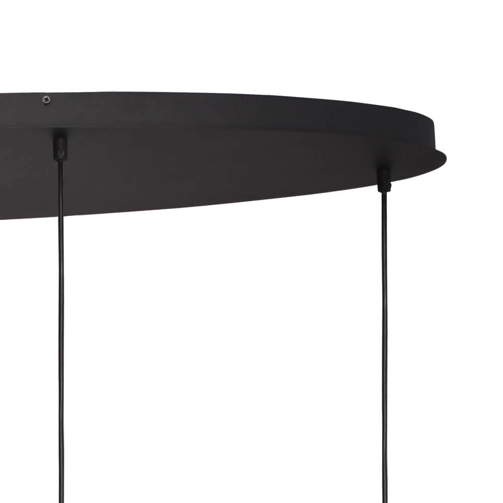 Hanglamp Lava Oval 4x goud glas Masterlight 8718121290058