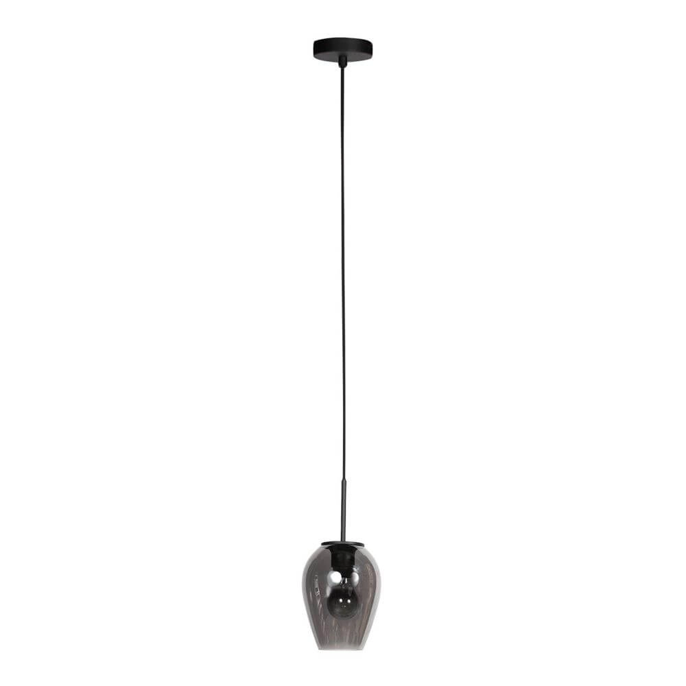 Hanglamp HaloSwap met 1 smoke glas Ø 15cm Steinhauer 8712746179712