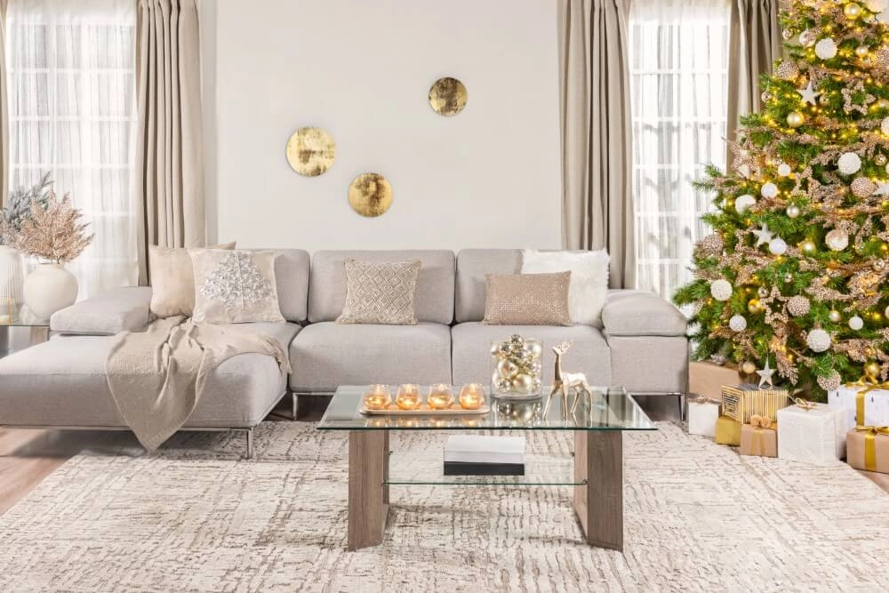 Gouden wandlamp Ring Led Wood S Lyora 5903139102803