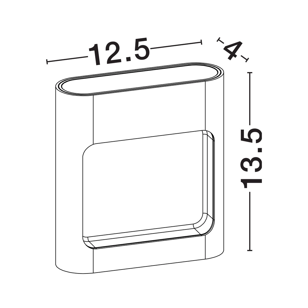 Black wall lamp Tall down Lyora 5212017453495