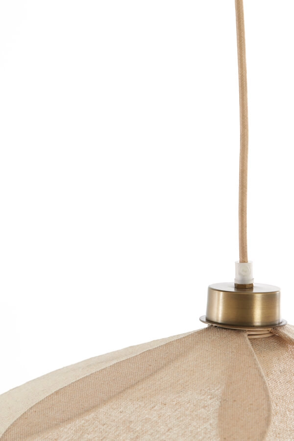 Hanglamp Fyano bloem crème Ø 46cm Light & Living 8717807706685