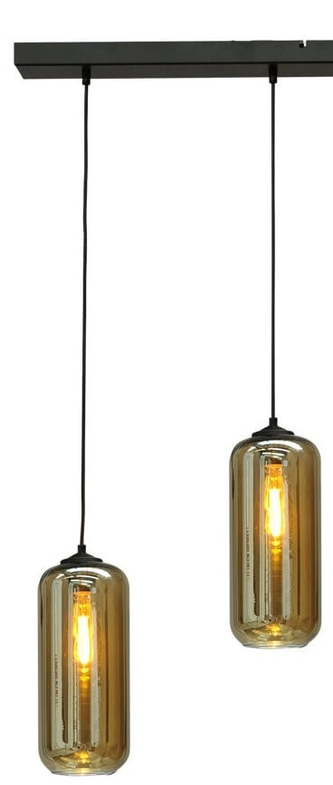 Kantoor hanglamp Quinto 5 met glazen kappen Masterlight 8718121220031
