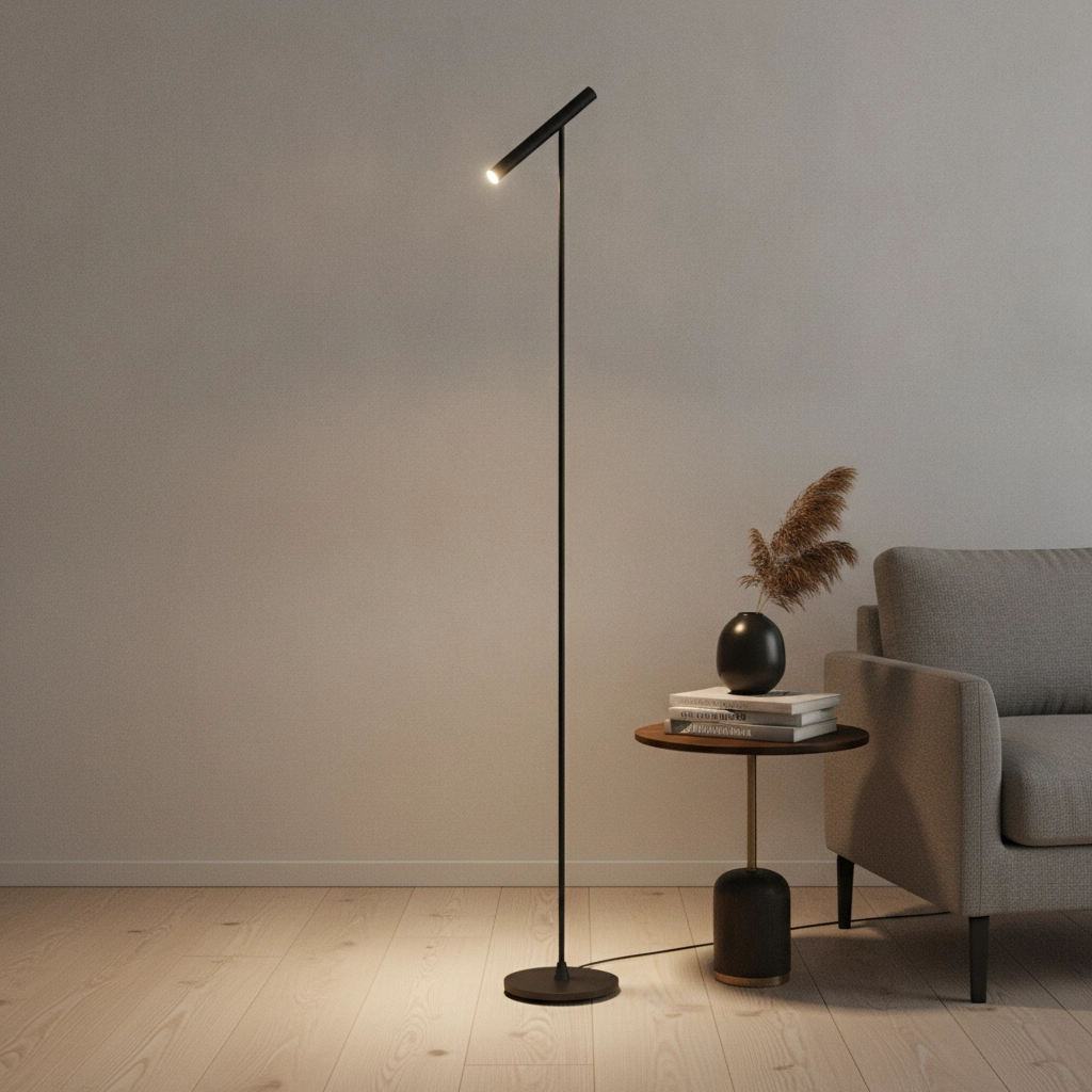 Design vloerlamp Kansas zwart
