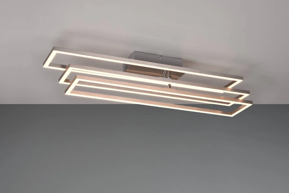 Nikkel plafondlamp Corso design Trio 4017807572667