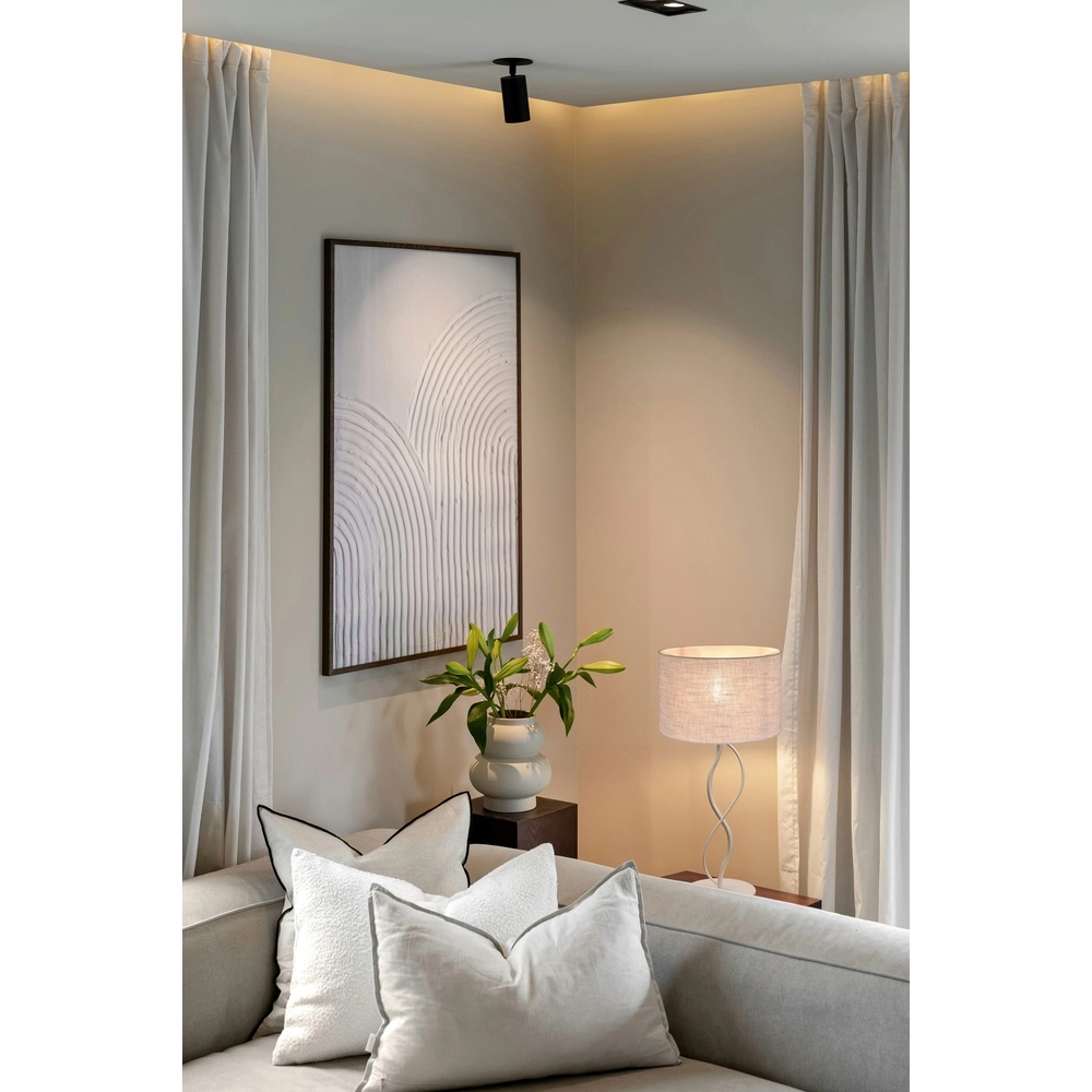 Schemerlamp Terry Dolo beige terra Ø 37cm Masterlight 8718121436920