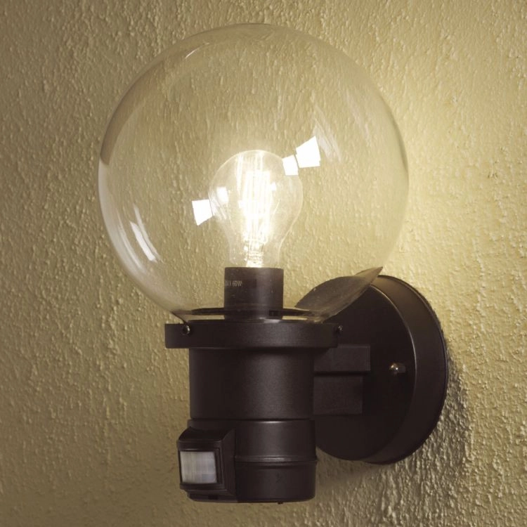 Bollamp Nemi met bewegingsmelder zwart KonstSmide 7318307321753