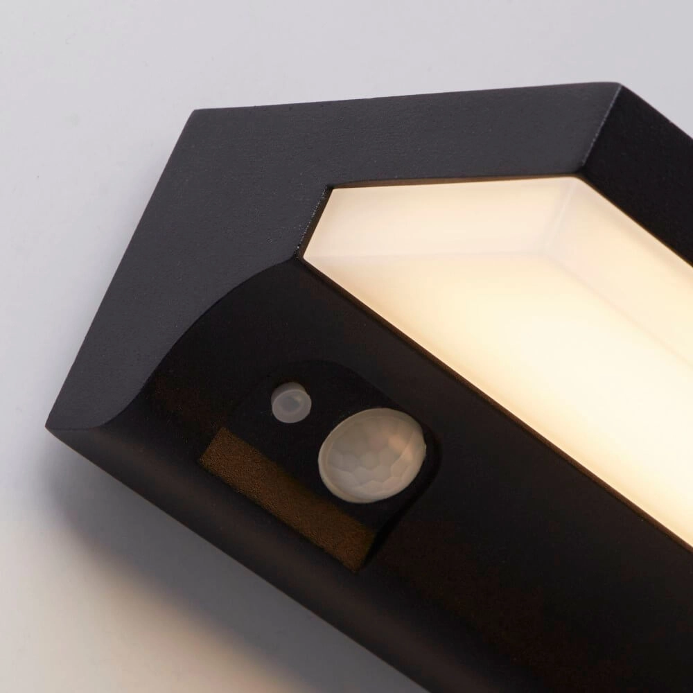 Design wandlamp Solar zwart Searchlight 5053423241494