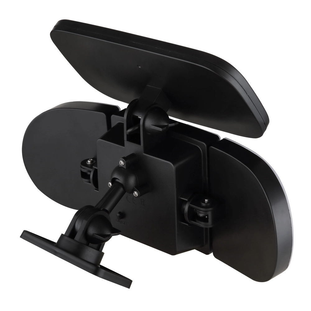 Zwarte wandlamp Torqen solar Globo 9007371459063