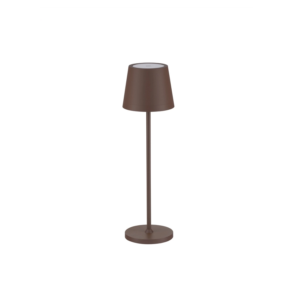 Oplaadbare tafellamp Seina roestbruin Lyora 5212017444424