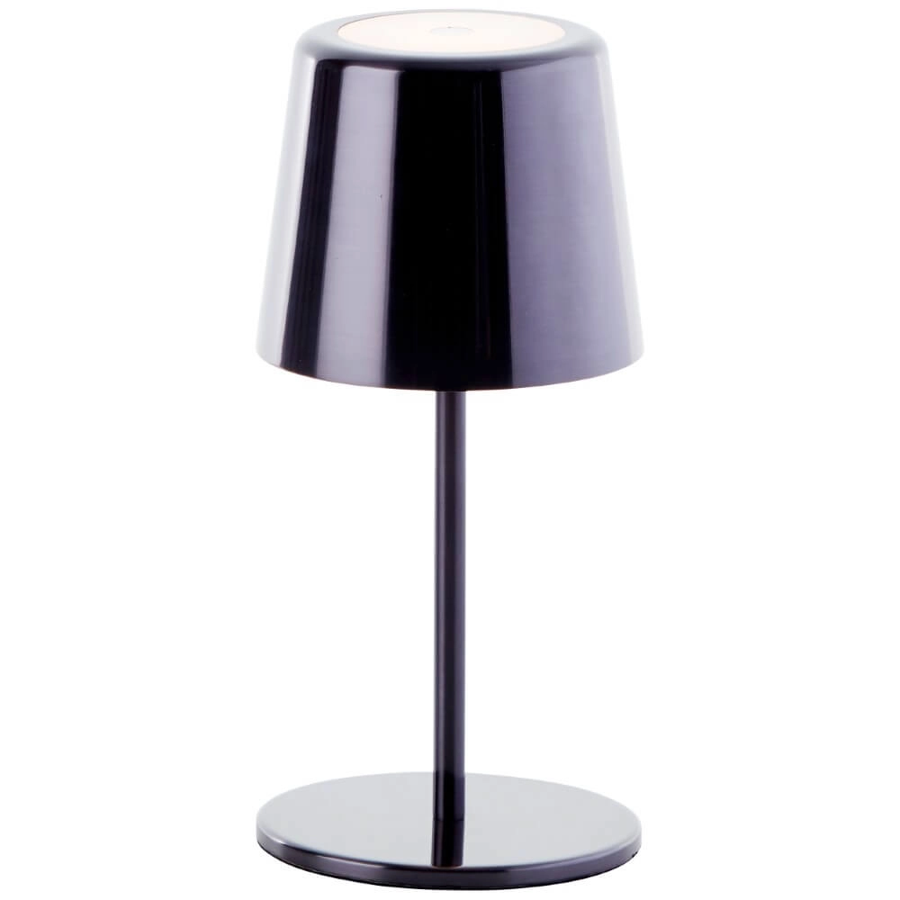 Oplaadbare tafellamp Xaana zwart Brilliant 4004353444869