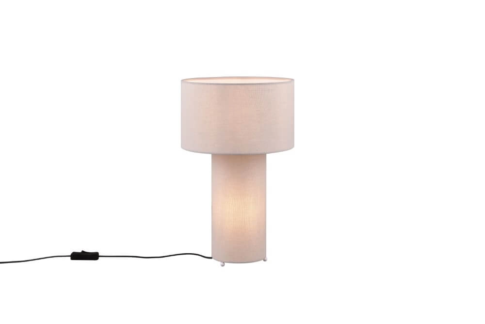 Design tafellamp Bale grijs Trio 4017807568776