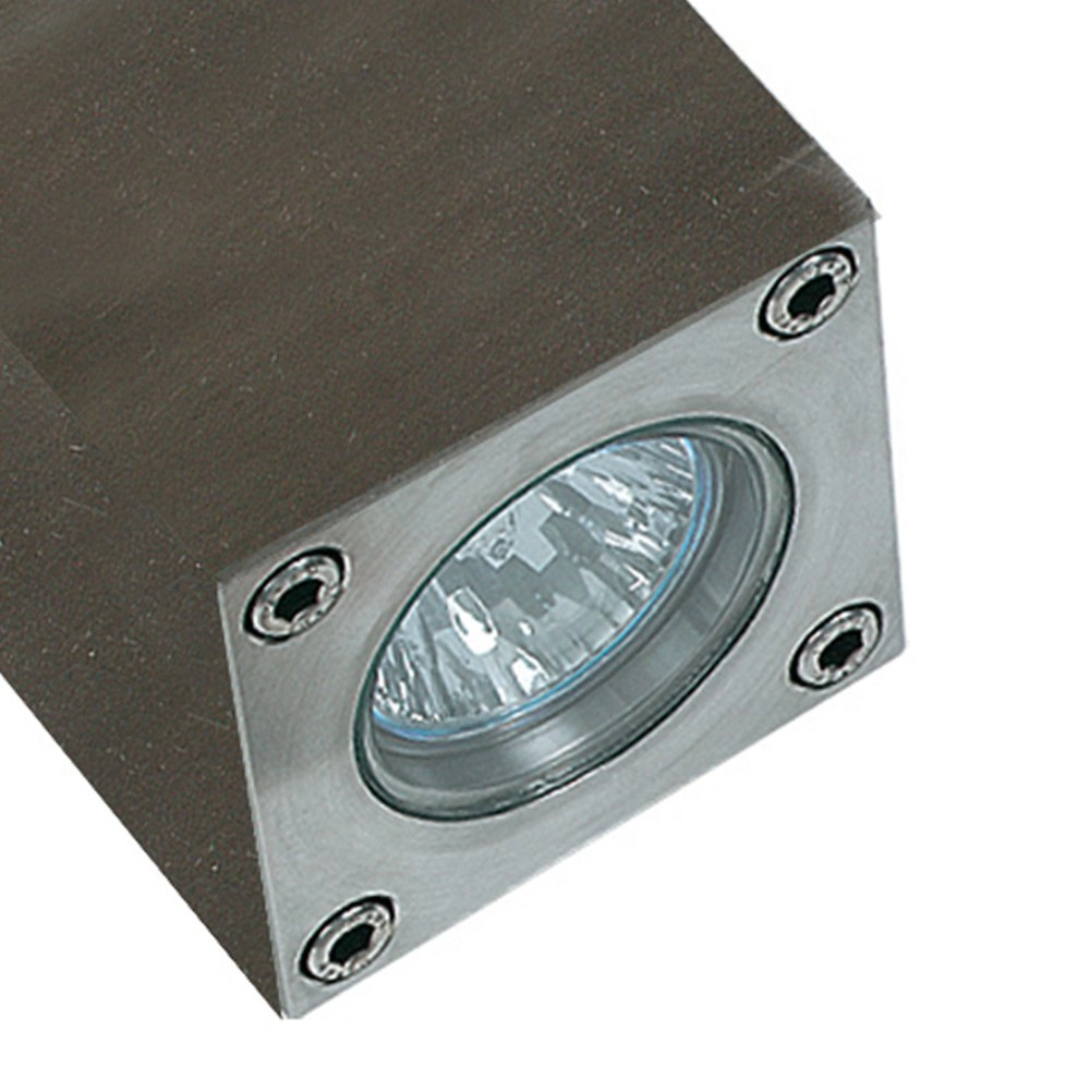 Buitenlamp downlight Q-Bic Teak RVS Royal Botania