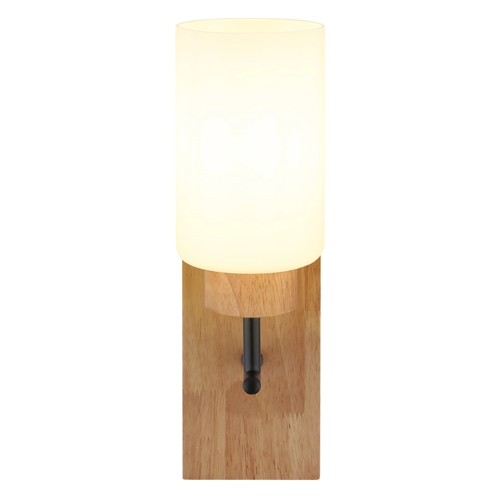Wandlampje Rowena hout met zwart Globo 9007371586981