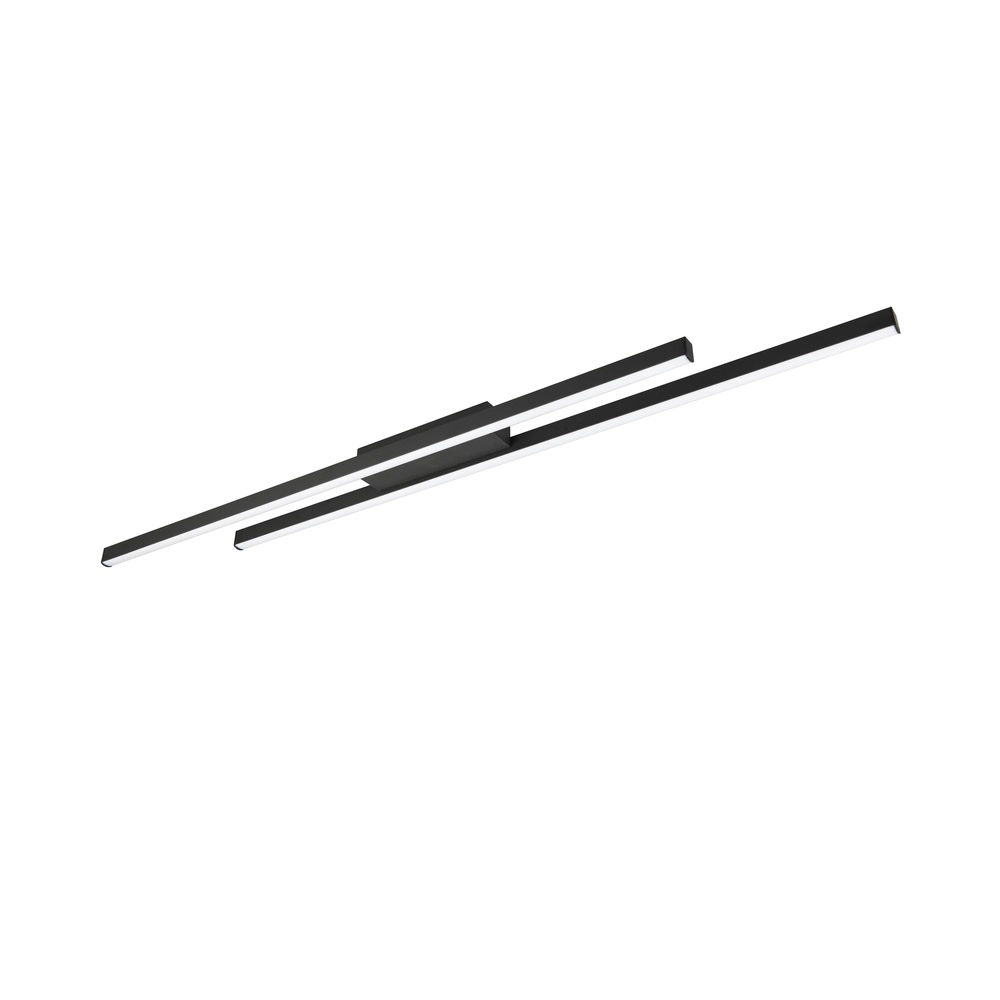 Plafondlamp Odio zwart Trio 4017807612554