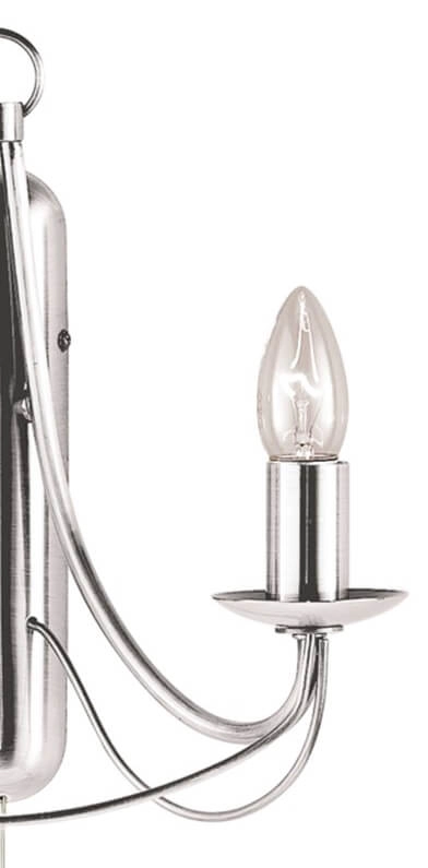 Antiek zilveren wandlamp Maypole Searchlight 5053423021027
