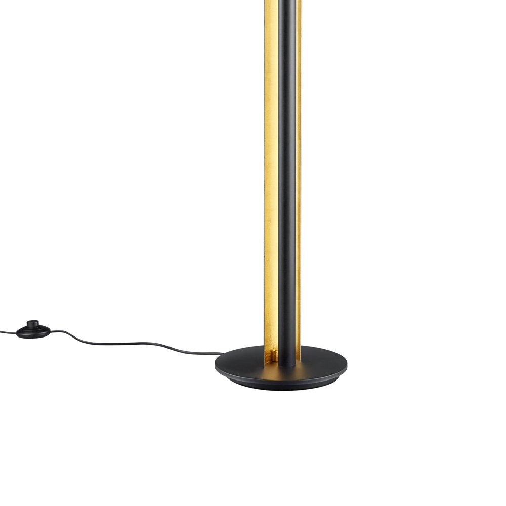 Staande backlight Texel 142cm goud met zwart Trio 4017807359633