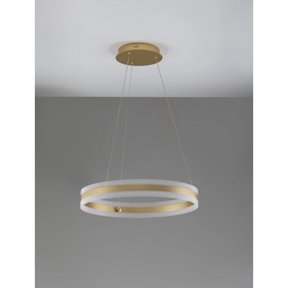 Hanglamp Agos design goud Ø 60cm Lyora 5212017439352