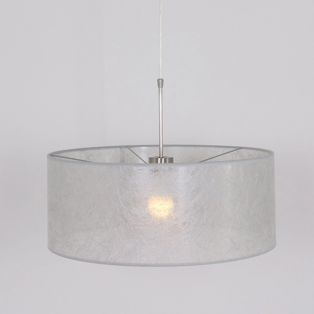 Hanglamp Stresa met 50cm zilvergrijze kap Steinhauer 8712746118155