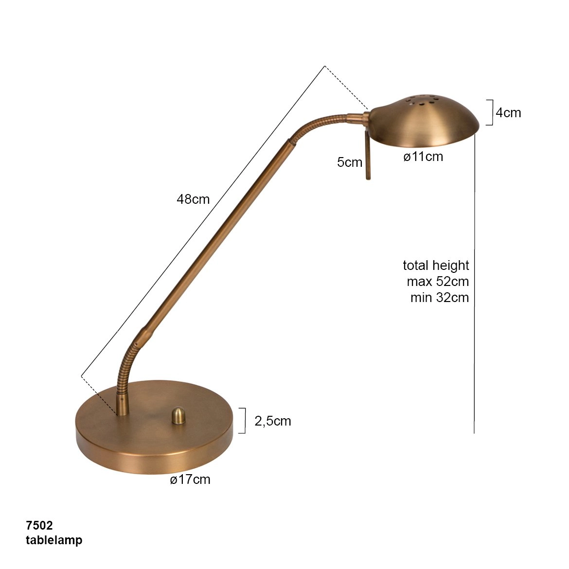 Led bureaulamp Mexlite Steinhauer 8712746096385