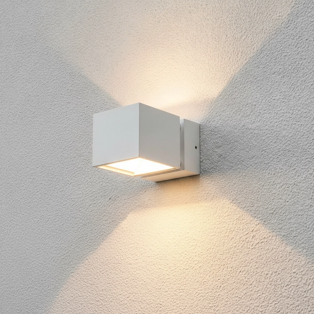 Buitenlamp updown Bfeld verstelbaar wit