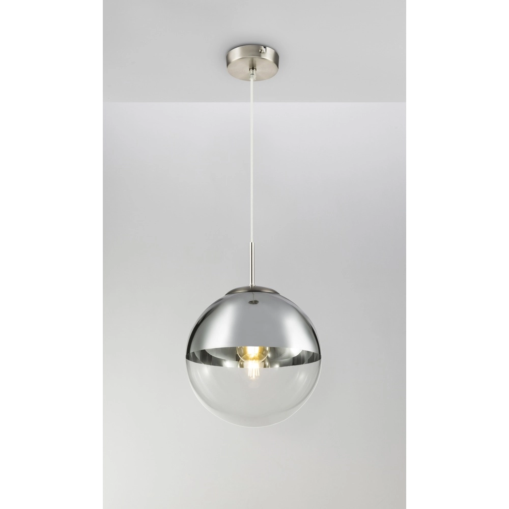 Hanglamp Varus nikkel Ø 25cm Globo 9007371374441