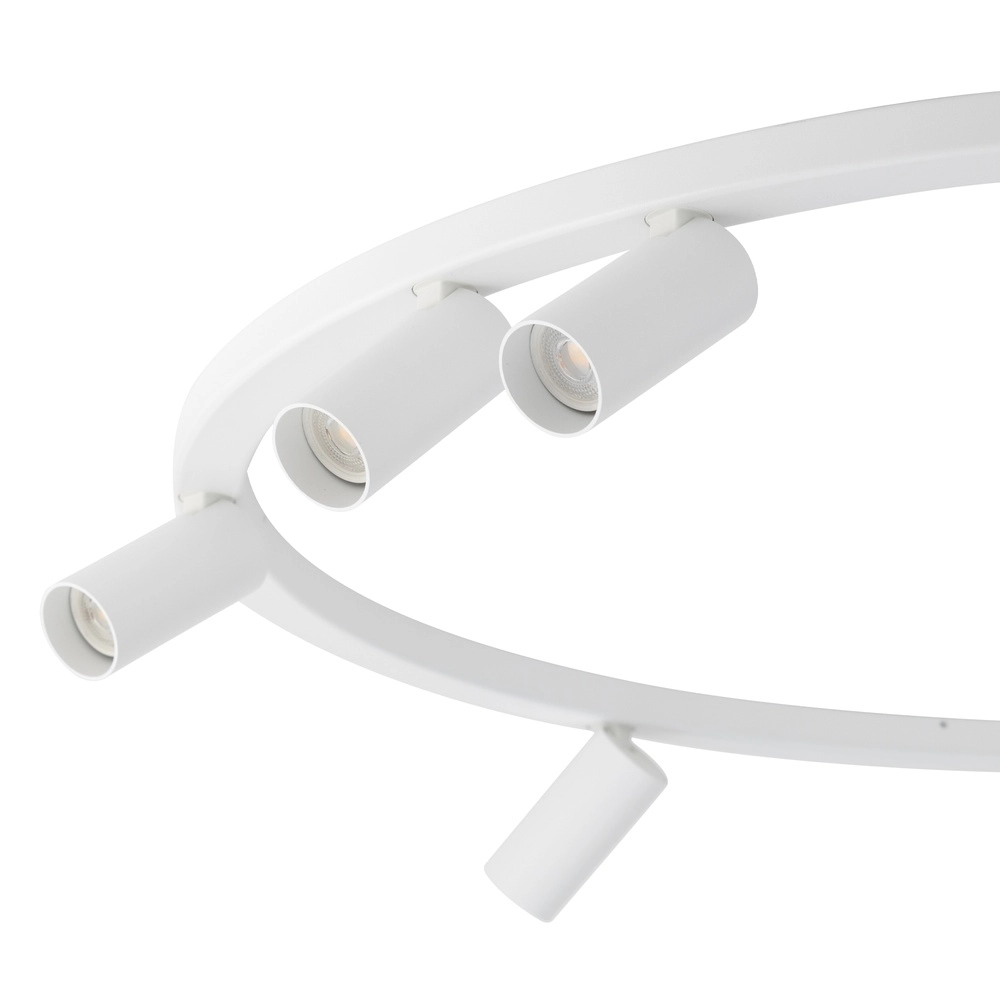 Cirkel opbouwspots Fourty 7x GU10 - wit Lyora 5903139119450