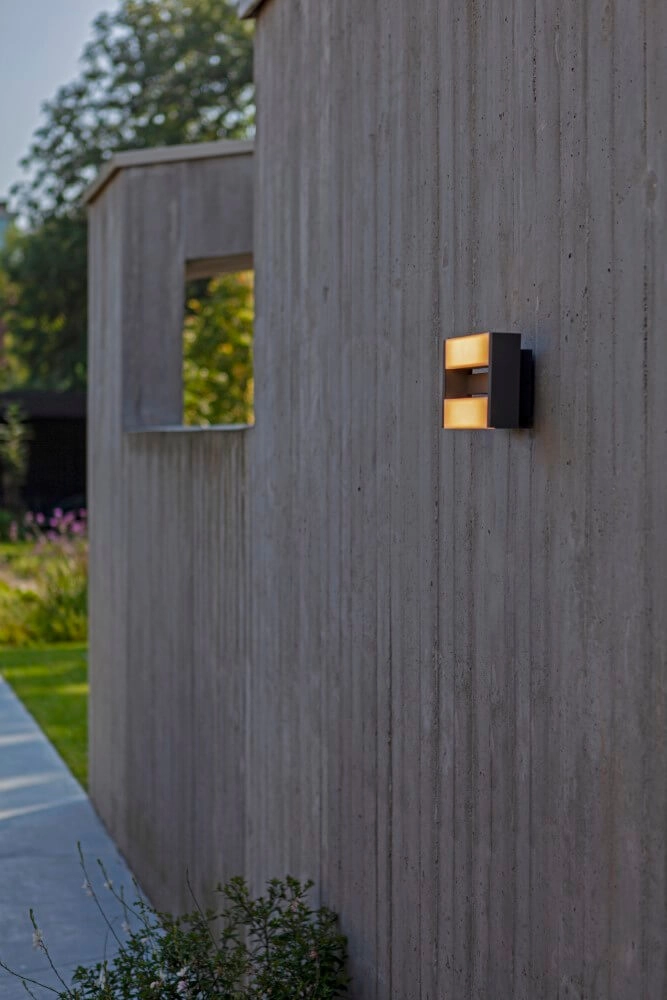 Design wandlamp Conroy antraciet Lutec 6939412013718