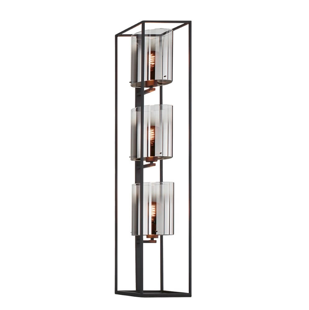 Vloerlamp Samu smoke glas Fischer & Honsel 4003694404198
