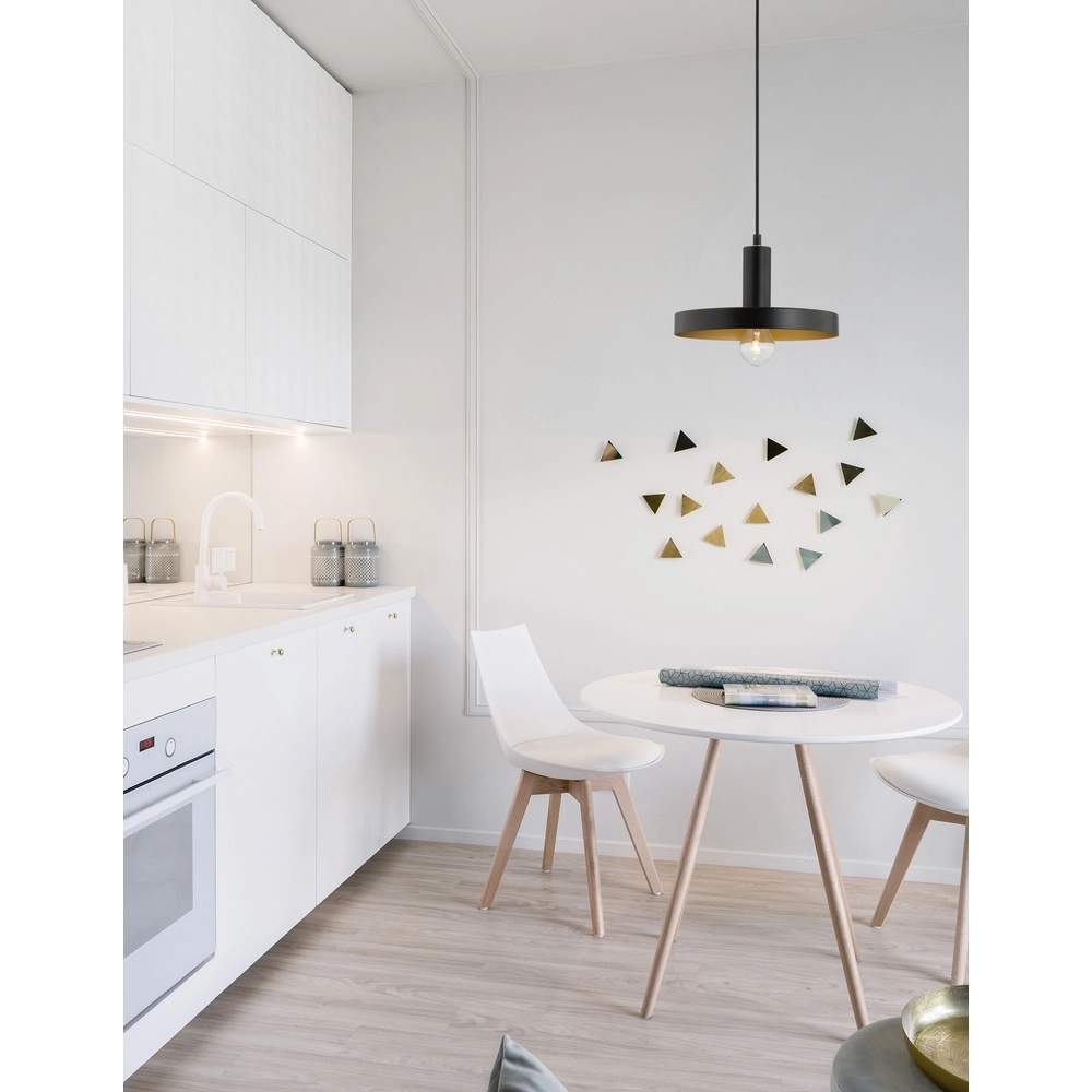 Design hanglamp Garni enkel zwart Lyora 5212017420763